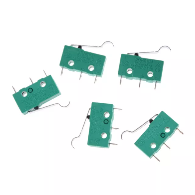 5pcs KW4-3Z-3 SPDT NO NC Momentary Hinge Lever Limit Switch Microswitch _tu