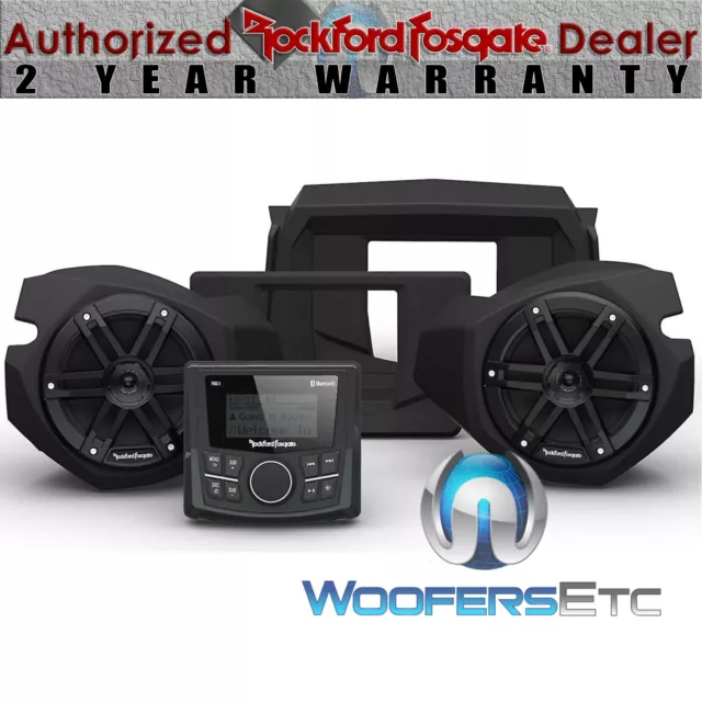 Rockford Fosgate Rzr14-Stg1 Audio Kit For Select Polaris Rzr Models 2014 - Up
