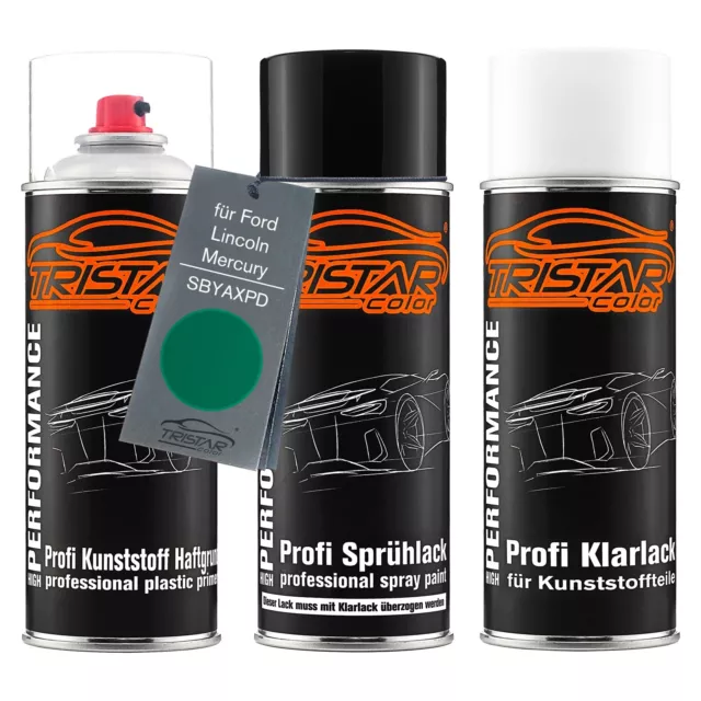 Lack Spraydosen Set Kunststoff für Ford Lincoln Mercury SBYAXPD Electric Green