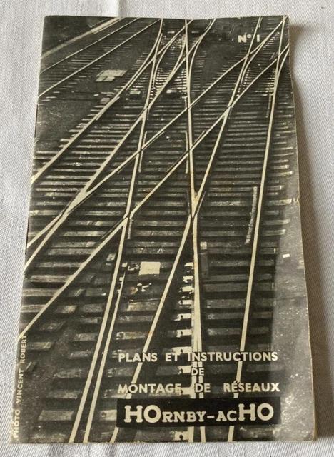 CATALOGUE JOUEF-1962-plans et décors réseaux train ho manuel