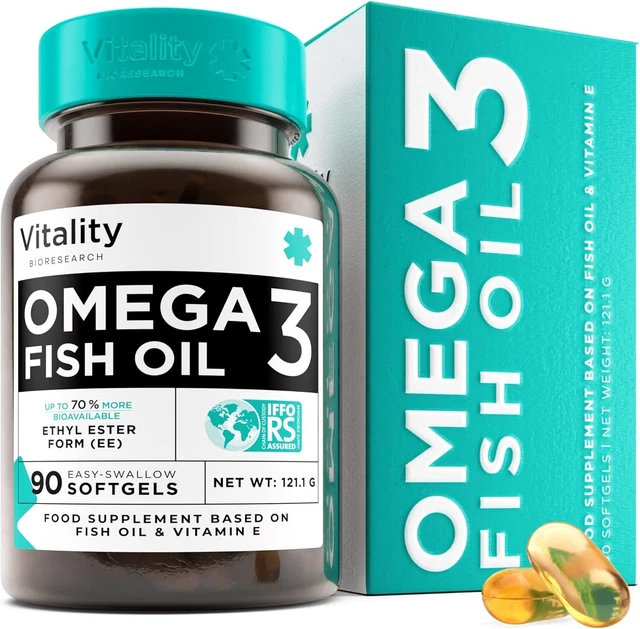 OMEGA 3 FISH Oil 1000mg for Adults with DHA and EPA Supplements Omega 3