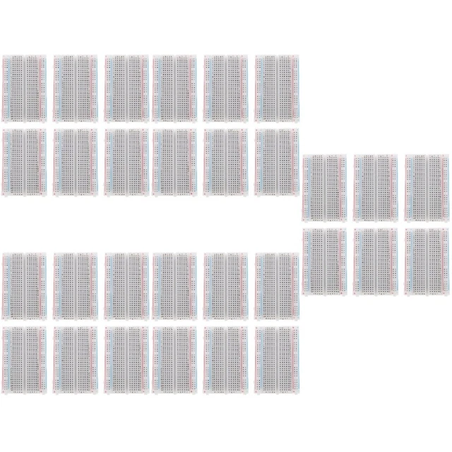 5 Sets 400 Point Breadboard Miniature Abs Vintage Bread Board