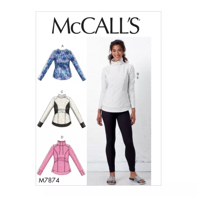 McCalls Sewing Pattern 7874 Women ZZ (LRG-XLG-XXL)