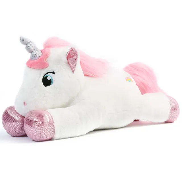 Unicorn Gifts for Girls Aged 3 4 5 6 7 8, Toy Plush Unicorn Stuffed Animals