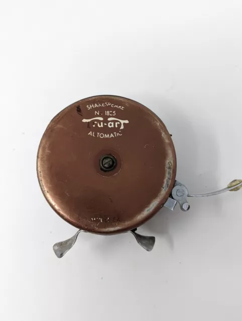 Vintage Shakespeare Tru-Art Fly Automatic fishing Reel No. 1825 Model EA. Works