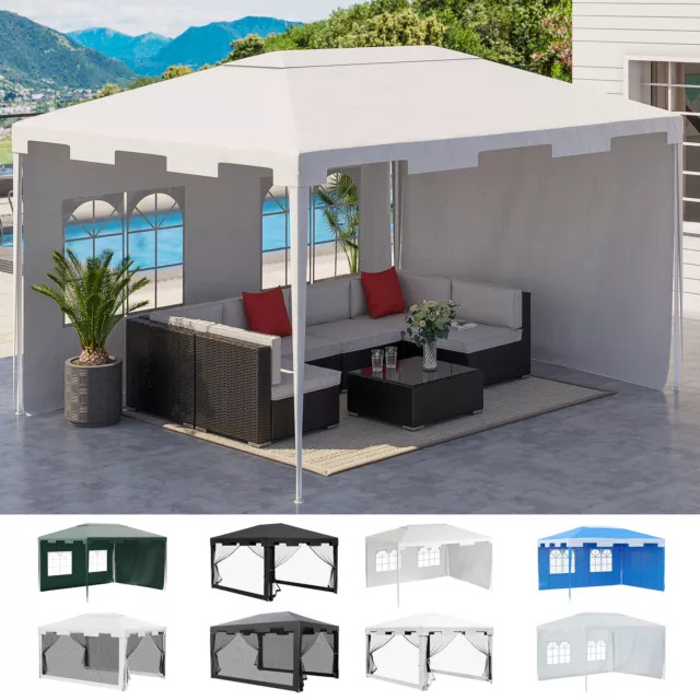 3 x 4 m Garden Gazebo Shelter Outdoor Canopy Marquee Party Tent for Patio