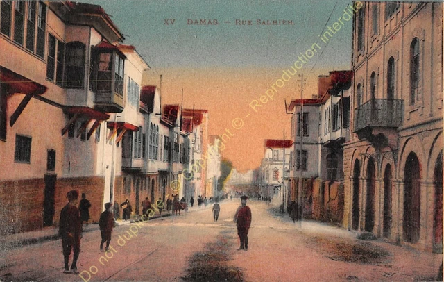 CPA Syria Damas Street Salhieh Edit Neurdein