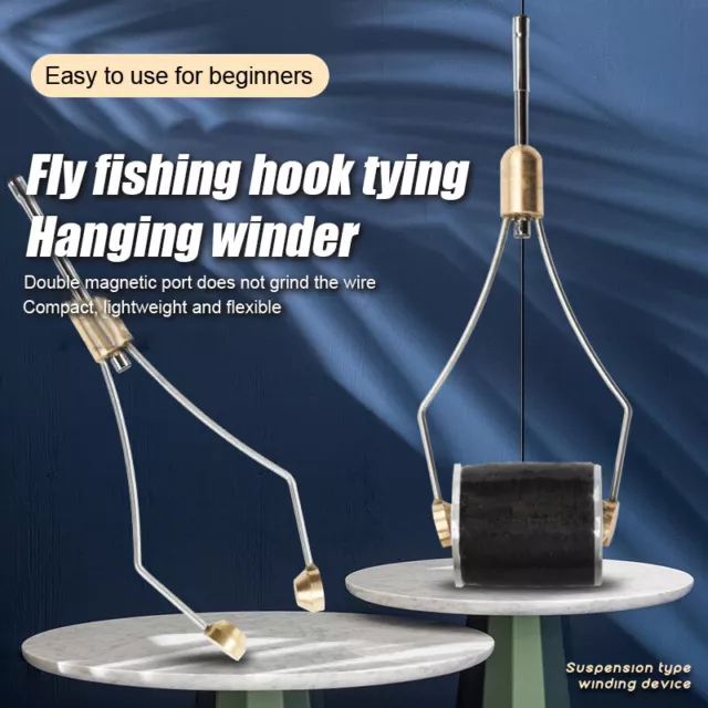 Fishing Fly Tying Bobbin Holder Bodkin Hackle Plier Dubbing Twister Finisher ZH1