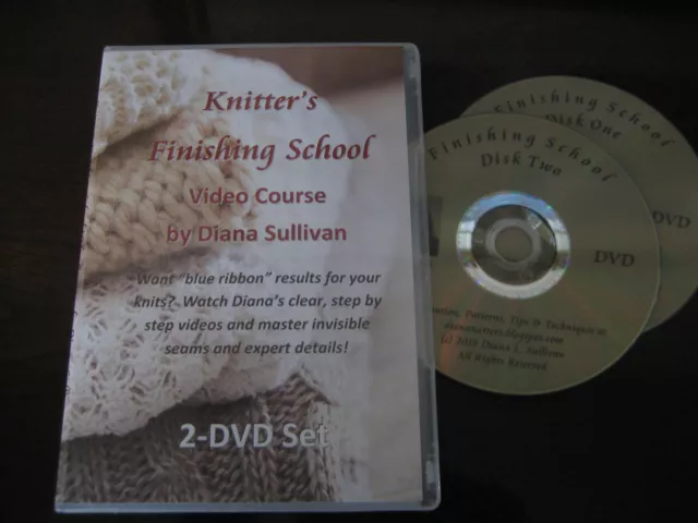 Curso de video de Diana Sullivan para la escuela de acabado de Knitter's