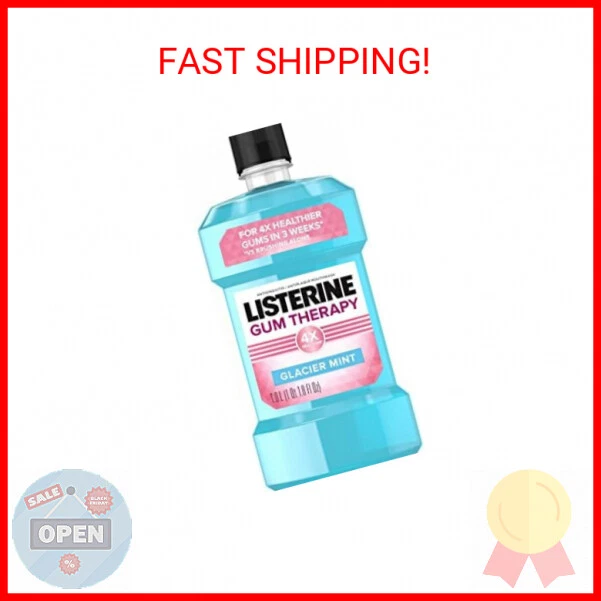 LISTERINE GUM THERAPY Antiplaque & AntiGingivitis Mouthwash, Oral