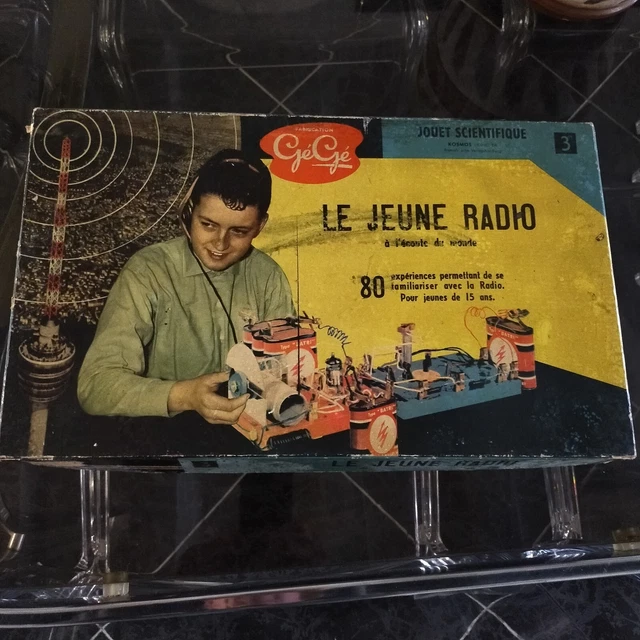 Ancien Jeu Gégé Le Jeune Radio - RadioJouet Scientifique Radioamateur - Vintage France