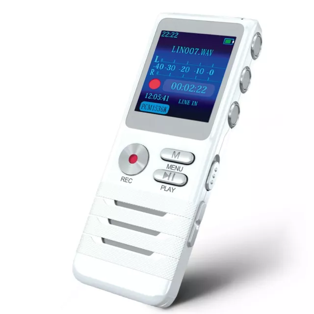 DICTOPRO X100 Digital Voice Activated Recorder Portable Mini Tape Dictaphone 8GB
