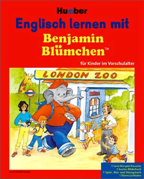 Englisch lernen mit Benjamin Blümchen. Set. Für Kinder im Vorschulalter. (3 - 6
