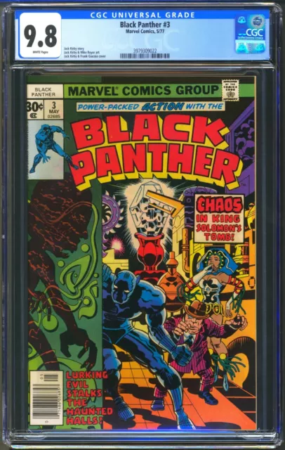 Black Panther #3 - Cgc 9.8 Wp - Nm/Mt - 1977 - Jack Kirby