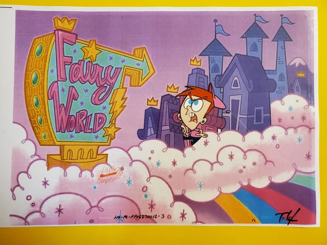 PILOT FIRST EPISODE Fairly Oddparents Original Production Cel Cell ...