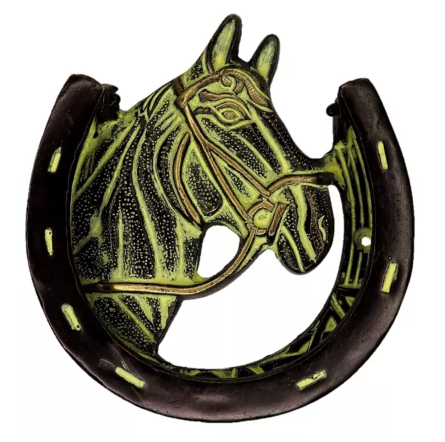 Horse Shape Victorian Style Handmade Brass Door Knocker Home Décor Door Bell