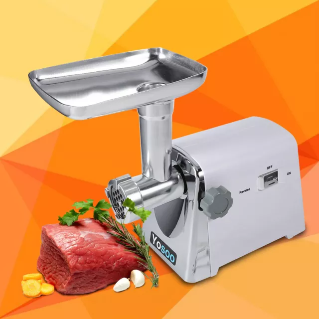 2800W Commercial Meat Grinder Electric Mincer Sausage Filler Maker 21Kg/H AUS 3