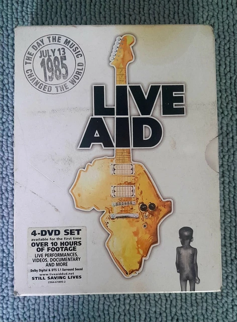 LIVE AID - July 13th 1985 - 4 Disc DVD Box Set New & Sealed