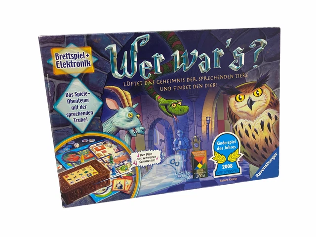 Wer wars? Ravensburger Kinder Familie Elektronisch Spiel des Jahres vollständig