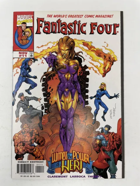 Fantastic Four #11 1st Ayesha HER 1st Print Marvel Comics GOTG 1998 Kismet MCU