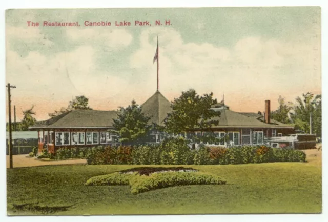 Canobie Lake Park NH The Restaurant Postcard - New Hampshire