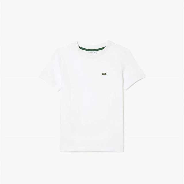 Lacoste Boys Logo Crew Neck T-Shirt Regular Fit Lightweight