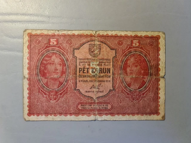 Czechoslovakia 5 korun 1919