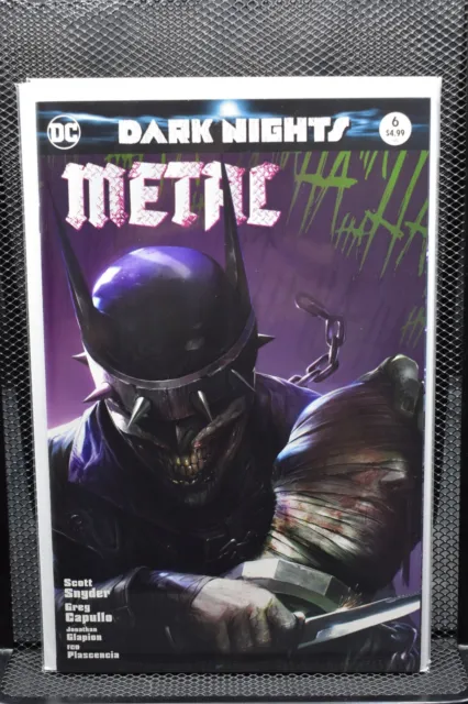 Dark Nights Metal #6 Mattina Frankie's Comics Variant DC Batman Who Laughs 9.6