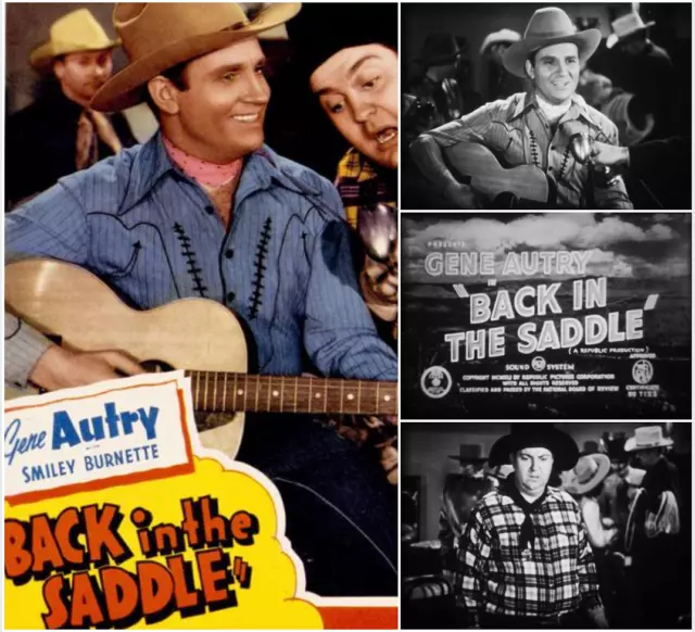 16mm Feature Film: GENE AUTRY'S "Back in the Saddle" (1941) EXCELLENT KODAK ORIG