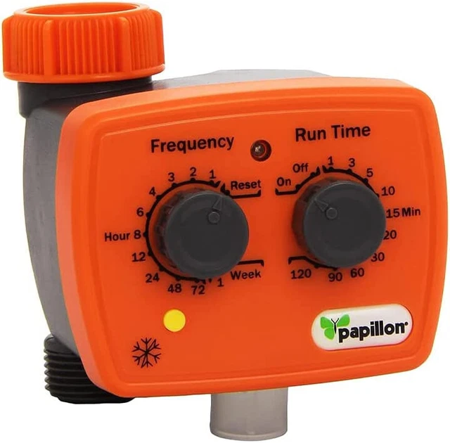 Programmatore per irrigazione analogico meccanico Papillon timer giardino acqua