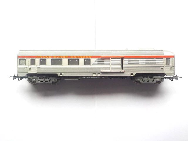 3 Voitures Jouef Trans Europ Express Inox – Époque 4, Occasion