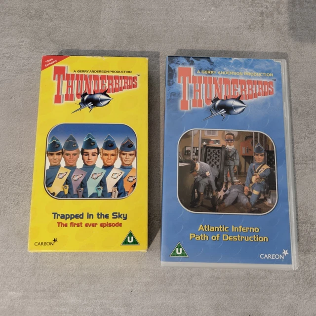 THUNDERBIRDS VHS BUNDLE Trapped In The Sky Atlantic Inferno £7.15 ...