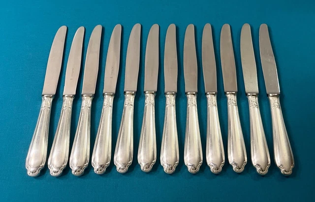 Lot de 6 couteaux anciens métal argenté | Selency