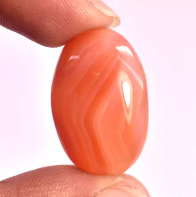 Naturally Gorgeous 25.90 Ct Orange Polished Brazilin Carnelian Agate Gemstone A+