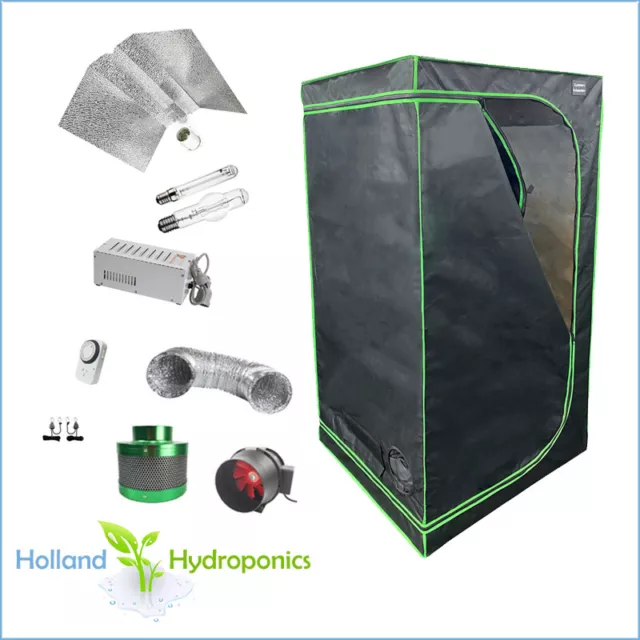 250/400/600W Magnetic Ballast+Tent+Hps/Mh Lamps+Reflector+Fan+Filter+Ducting Kit