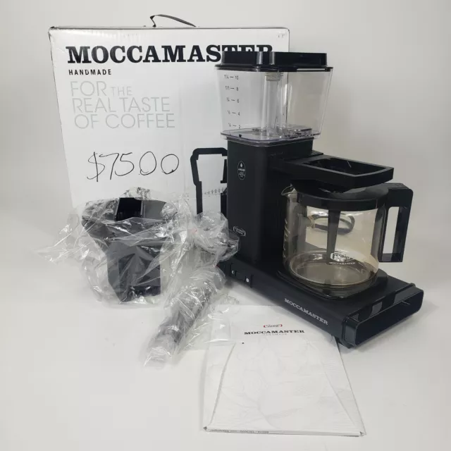 Technivorm Moccamaster 79318 KBGT, 10-Cup Coffee Maker, 40 oz, Off-White 