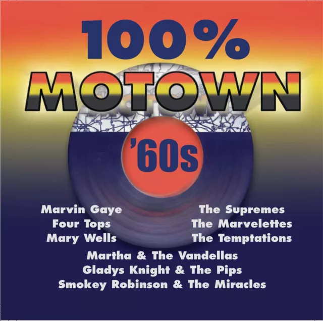 CD 100 % Motown años 60 varios artistas usados. Muy buen estado.