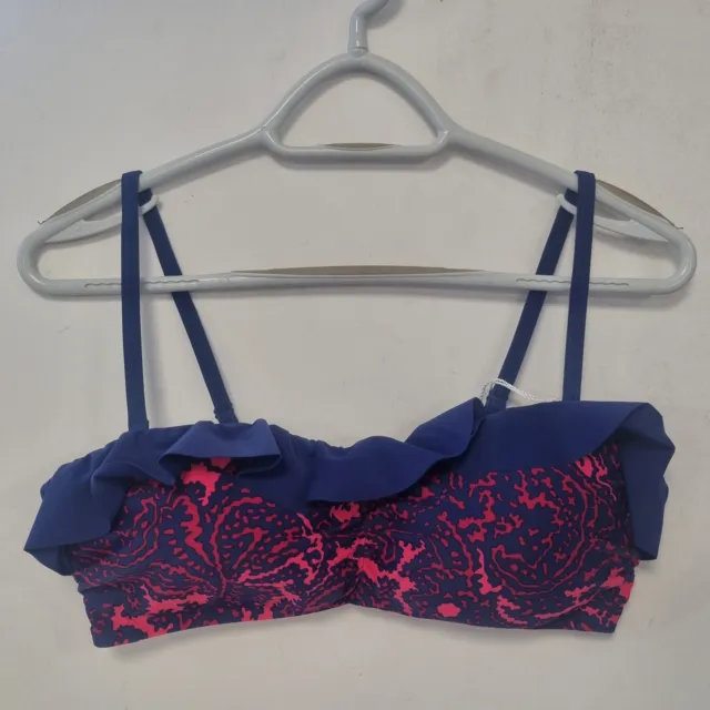 Boden Womens Navy and Red Bikini Top - Size 12 UK