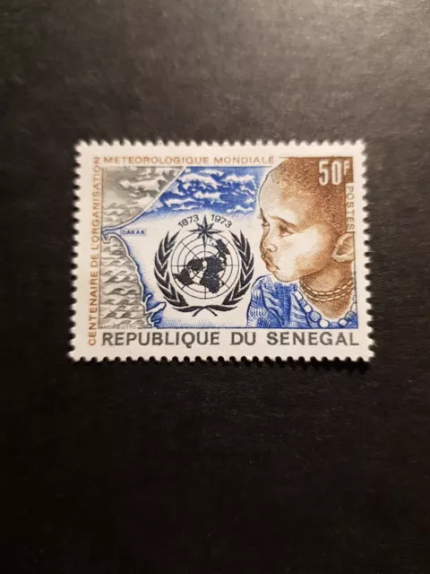 Briefmarke Senegal Organisation Météoroloqiques N°396 Neu Luxus MNH 1973