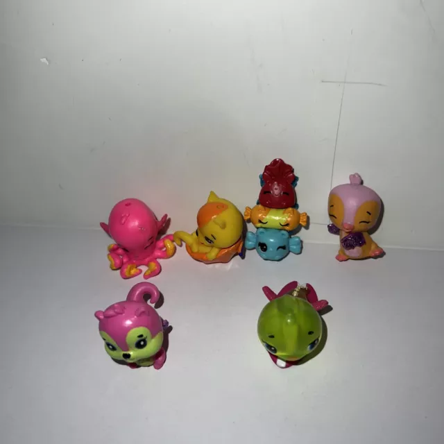 Hatchimals Colleggtibles Rare 6 Lot Pink Purple Blue Wings