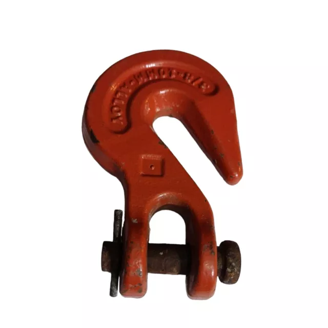 Campbell 3/8" Alloy Clevis Grab Hook USA Orange