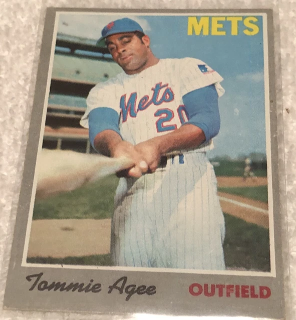 1970 TOPPS 50 Tommie Agee NY Mets Outfield EUR 2,21 PicClick FR