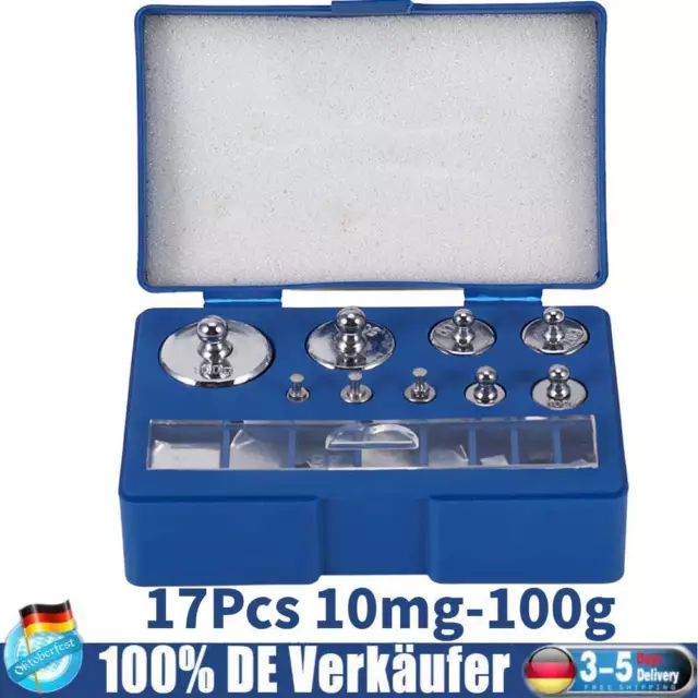 Präzisionskalibrierung Gewichtsset Waage Balance Test Schmuck 1g 2g 5g 10g 20g