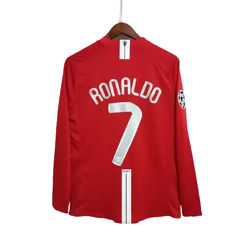 Ronaldo 7 Manchester United 2007 2008 Home Maglia Jersey Final Moscow Ucl