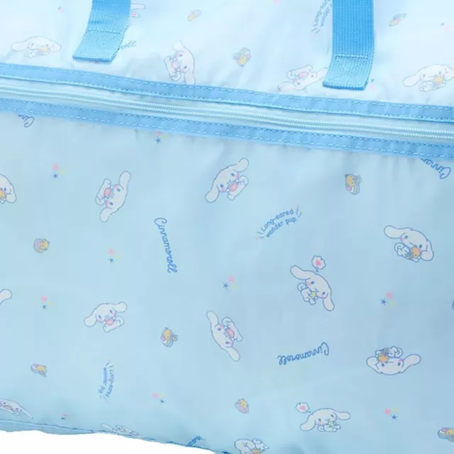 Sanrio Character Cinnamoroll Folding Boston Bag Compact Travel Storage Bag New 3