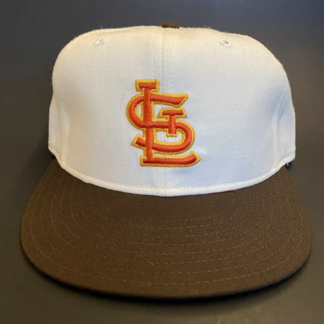 Vintage St Louis Browns Wool Fitted Size 7 3/8 Baseball Cap Good Used  Condition