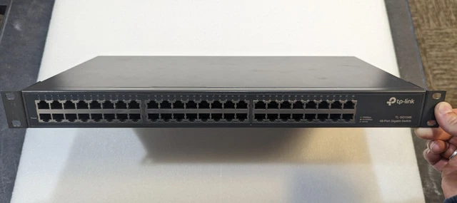 TP-Link TL-SG1048 48-Port Gigabit Rackmount Ethernet Switch w/ Power Cord