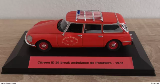 Citroen ID 20 break ambulance de Pompiers 1972