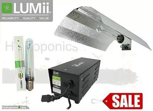 SALE Lumii 600w Ballast Grow Light Kit Hydroponics Sunblaster 600w Bulb HPS Dual