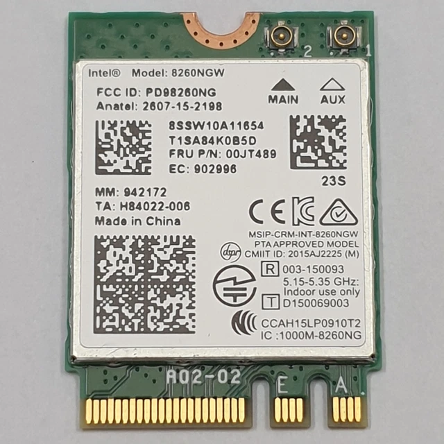 LENOVO THINKPAD T470 Wi-Fi Bluetooth Card WiFi Card Wireless £14.57 ...